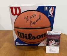 Gregg Popovich Spurs Autographed Signed Wilson NBA Full Size Basketball JSA COA