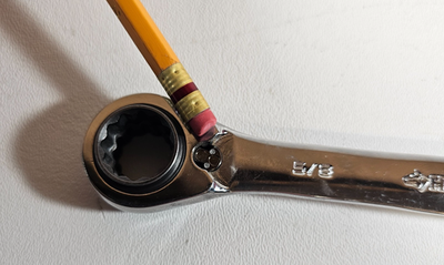 #ad #ad Husky Ratcheting Wrench 4 Size 3 4 5 8 11 16 9 16 One Side Works Parts $9.95