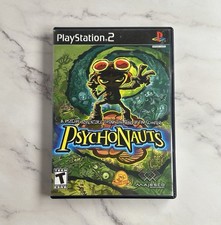 Psychonauts (Sony PlayStation 2, 2005) Complete W/ Manual & Tested - Black Label
