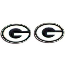 Green Bay Packers Stud Earrings NFL Logo Fan Gear Game Day Team Spirt Football
