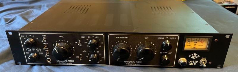 Universal Audio LA-610 Mk II Tube Channel Strip in excellent condition