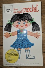 Mon Tricot Stitches Patterns Crochet Dictionary Book Patterns Vtg.