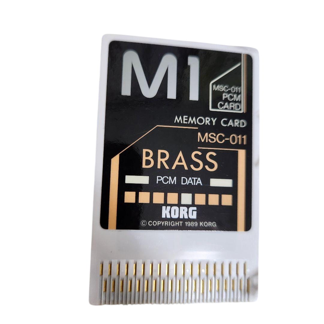 Korg M1 PCM Data Memory Program Card MSC-011 MPC-011 Set Brass