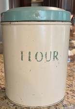 TALA Rare British Antique Flour  Canister Tin...
