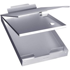 Sunnyclip Metal Clipboard with Storage, Aluminum Three-Tier Box Double Layer