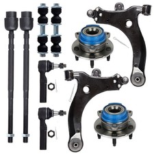 For 2003 Pontiac Grand Prix Front Control Arm Ball Joint Tie Rod End Sway Bar