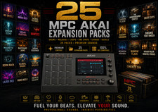 MPC 25 Expansions Packs on 16GB(Jump Drive) Plug Play Start Making Beats