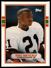 1989 Topps Traded #50T Eric Metcalf