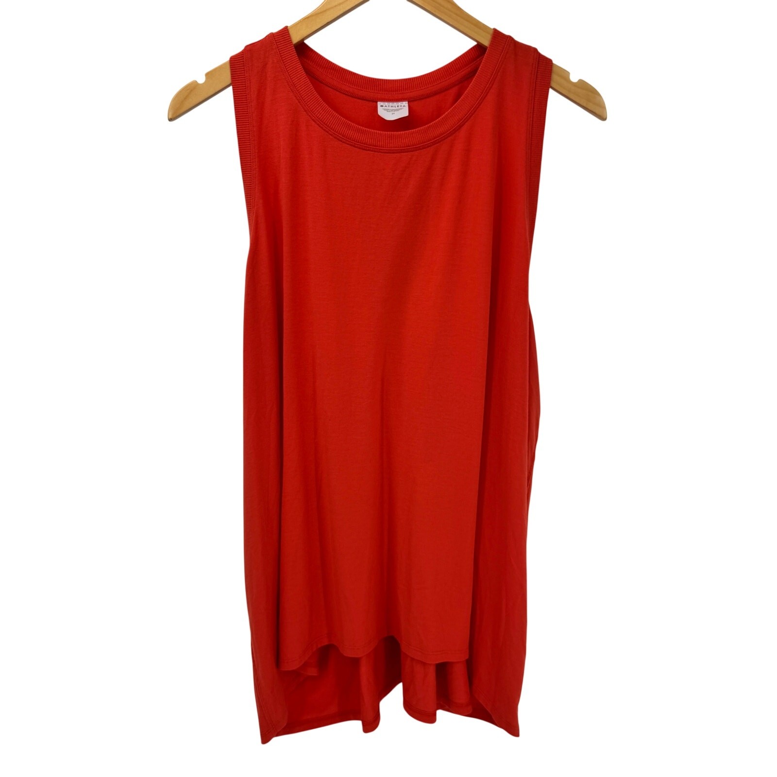 Athleta Tank Top Womens 2X Red Racerback Lightweight Activewear