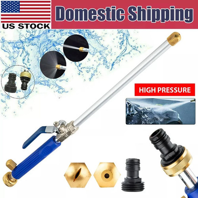 #ad Hydro Jet High Pressure Power Washer Water Spray Gun Nozzle For Garden Car Hose $11.99