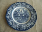 Staffordshire Liberty Blue Ironstone (1) 10" Dinner Plate                    LBT