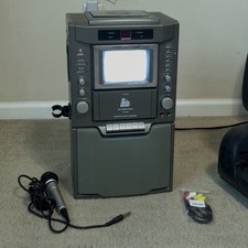 The Singing Machine STVG-500 Karaoke CD/ Cassette w/ Microphone  Av Cable