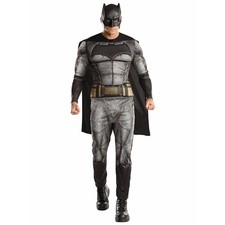 HERREN BATMAN KOSTÜM (Justice League) Halloween Karneval Superhelden M/L (48-52)