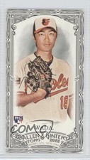 2012 Topps Allen & Ginter's Mini Black Border Tsuyoshi Wada #252 9r7