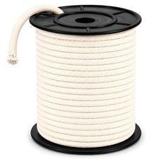 200 FT Cotton Rope 3/16 Inch 5mm Braided Utility Rope, Natural Cotton Cord ...