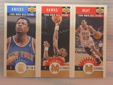 1996-97 Upper Deck Collector's Choice Mini Gold Ewing/Mutombo/Mourning 