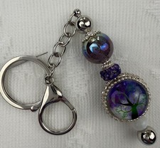 Hand made beaded key chains. Bag charm. Bling. Gifts. Basket filler.