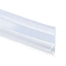 Shower Door Side Seal Strip,79 Inch Widen H-Type Frameless Shower Door Seal, ...