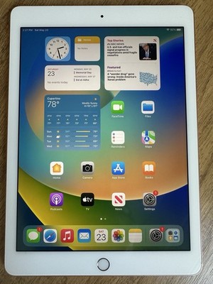Bundle:Apple iPad 9.7 32GB Cellular+Wi-Fi Unlocked Rose Gold w/Case(no charger)