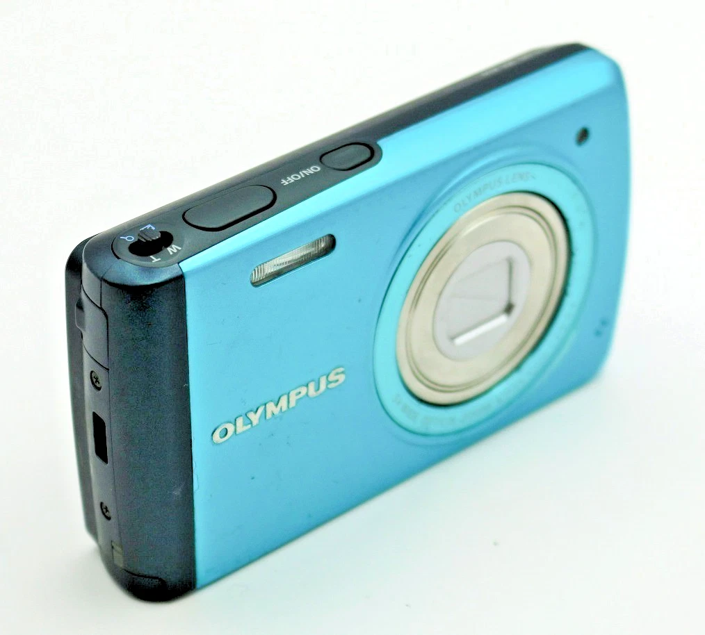 OLYMPUS STYLUS VH-410 コンパクトデジタルカメラ 本体 Olympus Stylus VH-410 16MP Digital Camera Blue – 5x Zoom – Tested