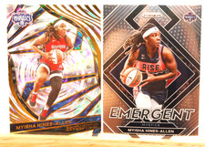 Myisha Hines-Allen 2022 Revolution FRACTAL & Prizm EMERGENT Mystics WNBA Wings