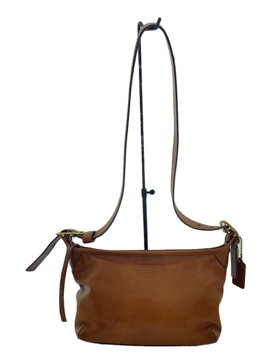 COACH Brown Leather Crossbody Shoulder Bag F12595