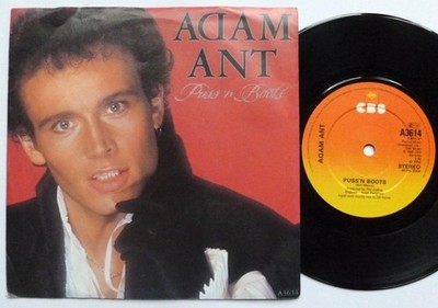 Adam Ant Puss N Boots 7'' CBS A3614 EX/EX 1983 picture sleeve