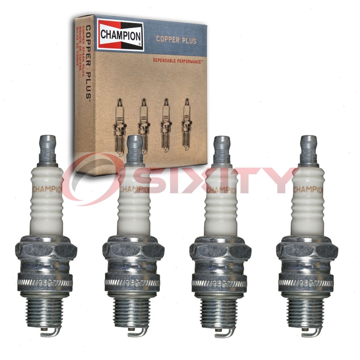 4 pc Champion Copper Plus 941-1 Spark Plugs for QL77CC 4322 1466 Ignition ud
