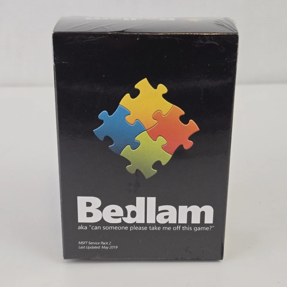 Jogo de cartas Bedlam PACOTE DE SERVIÇO 2 não oficial feito por funcionário da Microsoft KC Lemson 2019 - Imagem 3 de 4