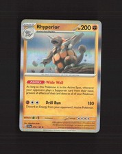 Rhyperior 076/142 Corona Stellare Rara Carta Pokemon Holo NM