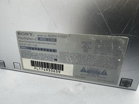 PlayStation 2 PS2 Slim Silver SCPH-77001 Console Only CLEANED & TESTED