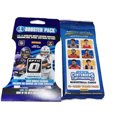 2025 Donruss Optic Football 4 Card Booster Pk &2020 Panini Contenders 18 Card Pk