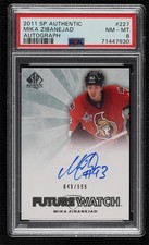 2011-12 SP Authentic Future Watch 49/999 Mika Zibanejad #227 PSA 8 Auto 0ll