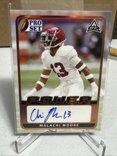 2021 Leaf Pro Set Power Base Auto Malachi Moore #BA-MM1 Auto