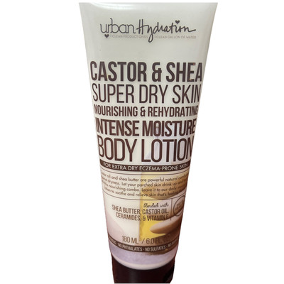 Urban *Hydration Nourish & Hydrate CASTOR & SHEA Body Lotion 6 Oz
