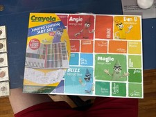 Crayola Limited Edition Art Set 115 Pieces 8 Retired Colors Markers Crayons