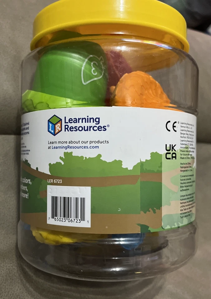 Juego de juguetes de ardillas sorpresa Snap N Learn de recursos de aprendizaje para niños pequeños 100 % completo Foto 3 de 3