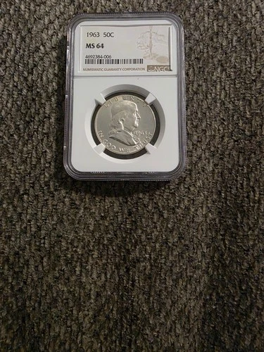 1963 ms 64 Franklin Half Dollar