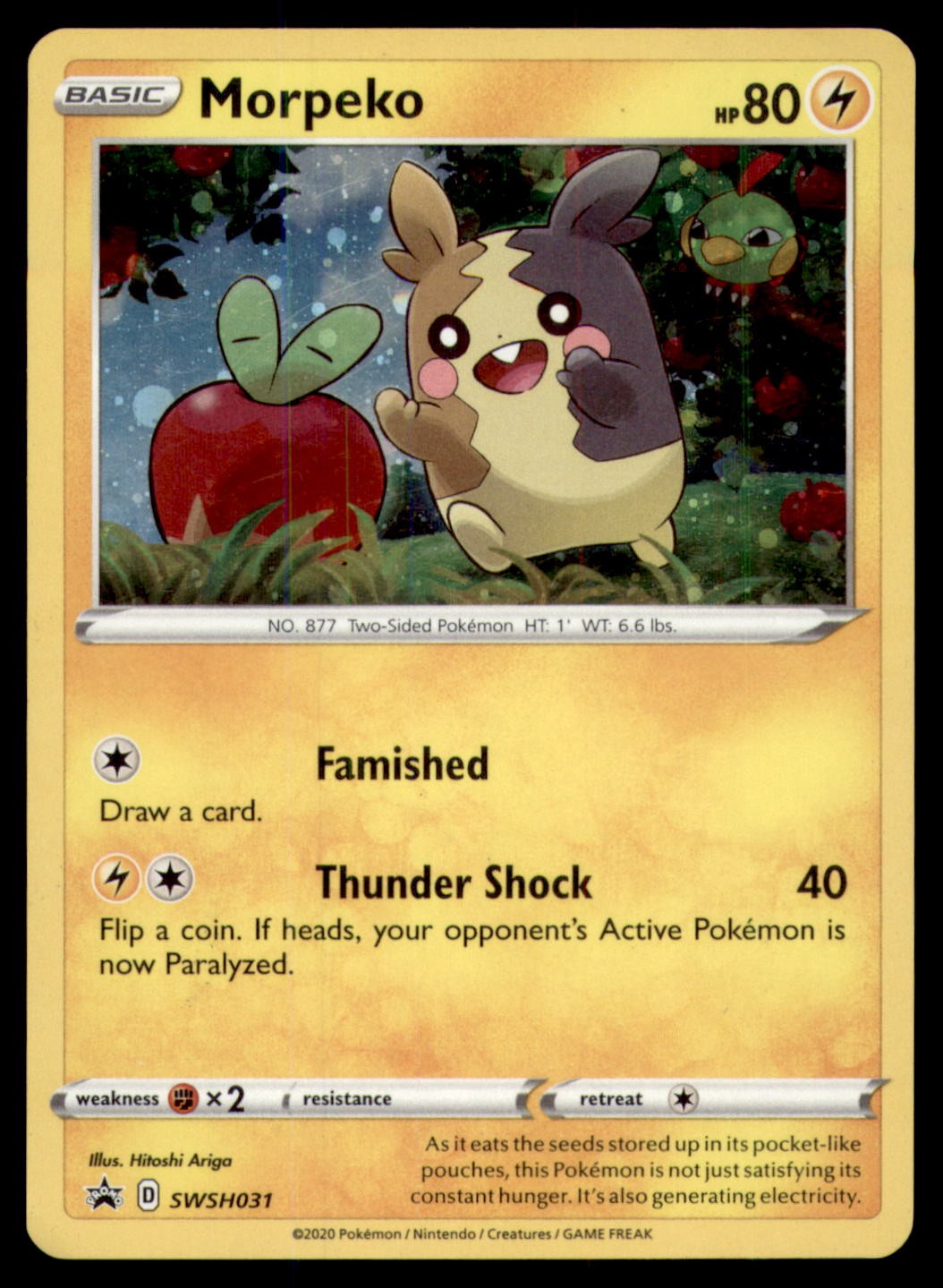 Morpeko (Blister Exclusive) SWSH031 Sword & Shield Promo Holo