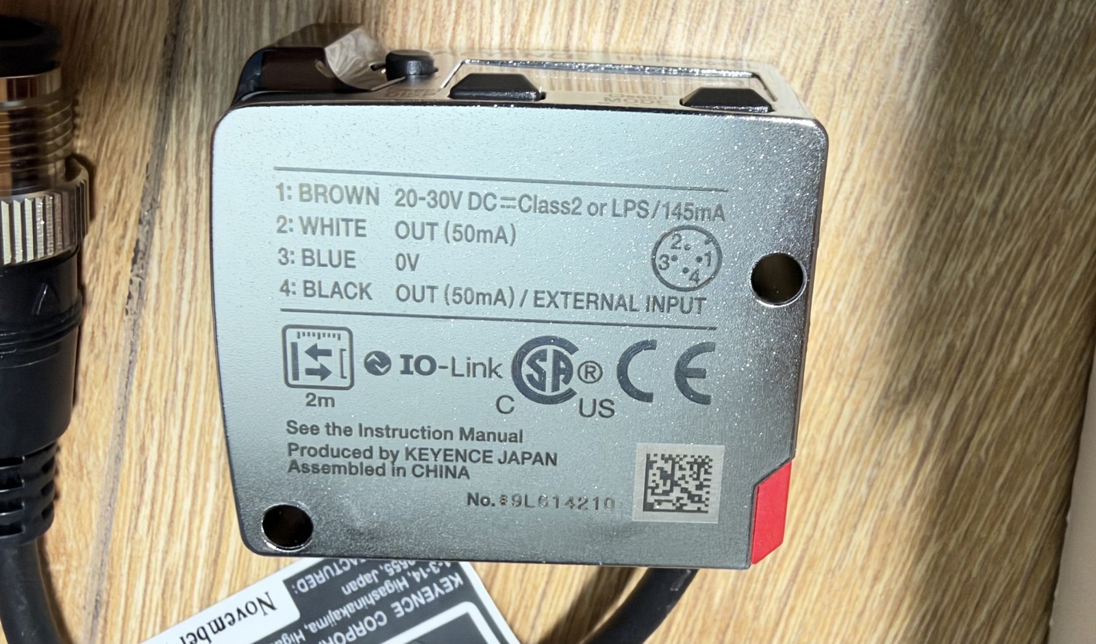 Keyence LR-TB2000CL Stand-Alone Laser Sensor 2000mm IO-Link neu OVP Klasse 1 – Bild 2