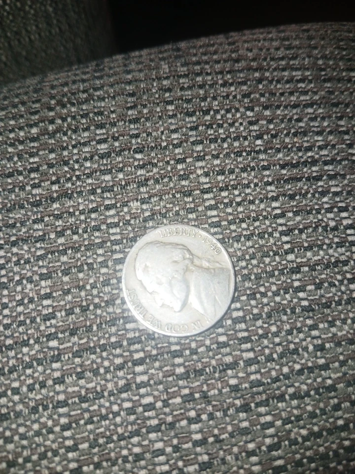 1940 Jefferson Nickel - No Mint Mark with Letters Errors On The Rim - Image 3 of 4