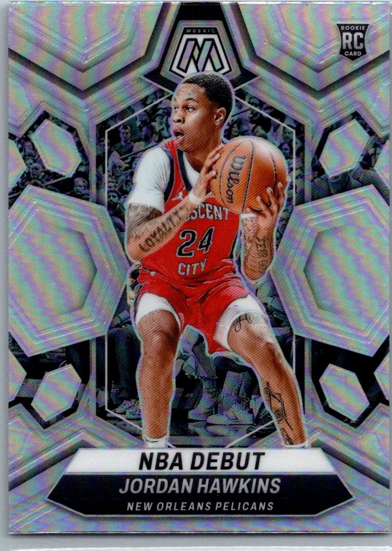 2023-24 Panini Mosaic #253 Jordan Hawkins Silver
