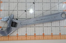 J.H. Williams & Co SUPERJUSTABLE  8" Adjustable Crescent Wrench USA Vintage