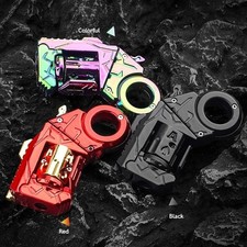 Fidget Toy Gun Mini Launcher Metal Stress Relief EDC Spinner Ring Pistol Gifts