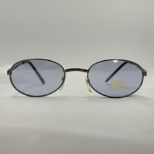 Vintage NOS 1990s Wire Sunglasses Hippie 60s UV400 Black Frames Gray Mod Ska