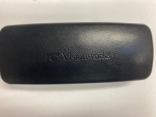 Visionworks Black Hard Eyeglass Case for Glasses Hinged Clamshell