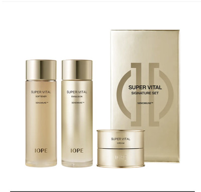 IOPE Super Vital Signature Basic Skin Care 3pcs Special Set K-Beauty