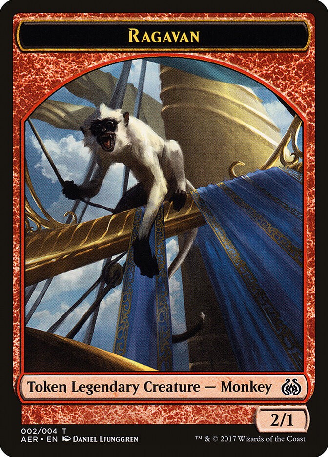 Ragavan Token (002) Aether Revolt AER MTG Magic