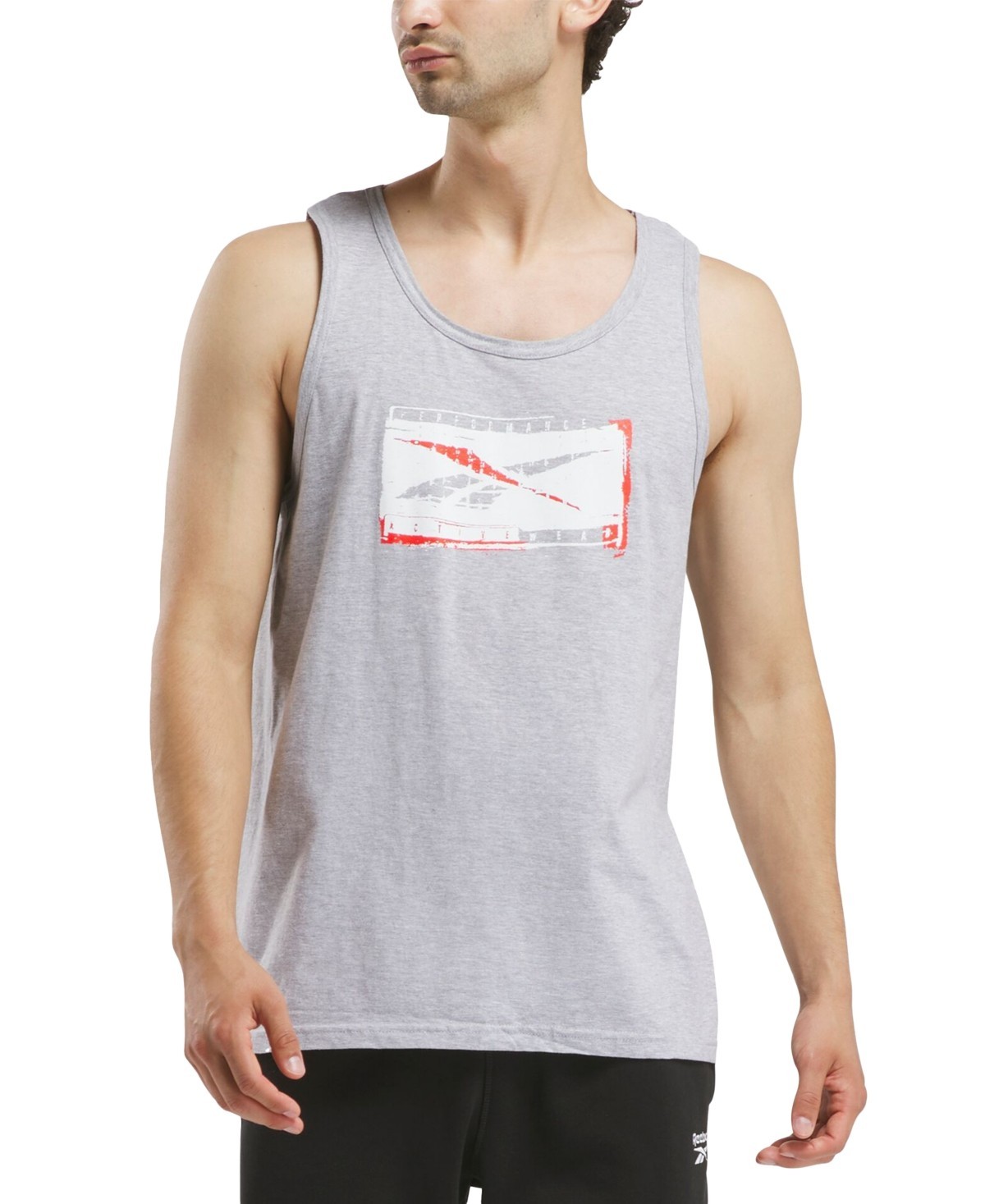 Reebok Men Regular fit Sleeveless Tank Top Shirt XXL Grey Solid 2190₽