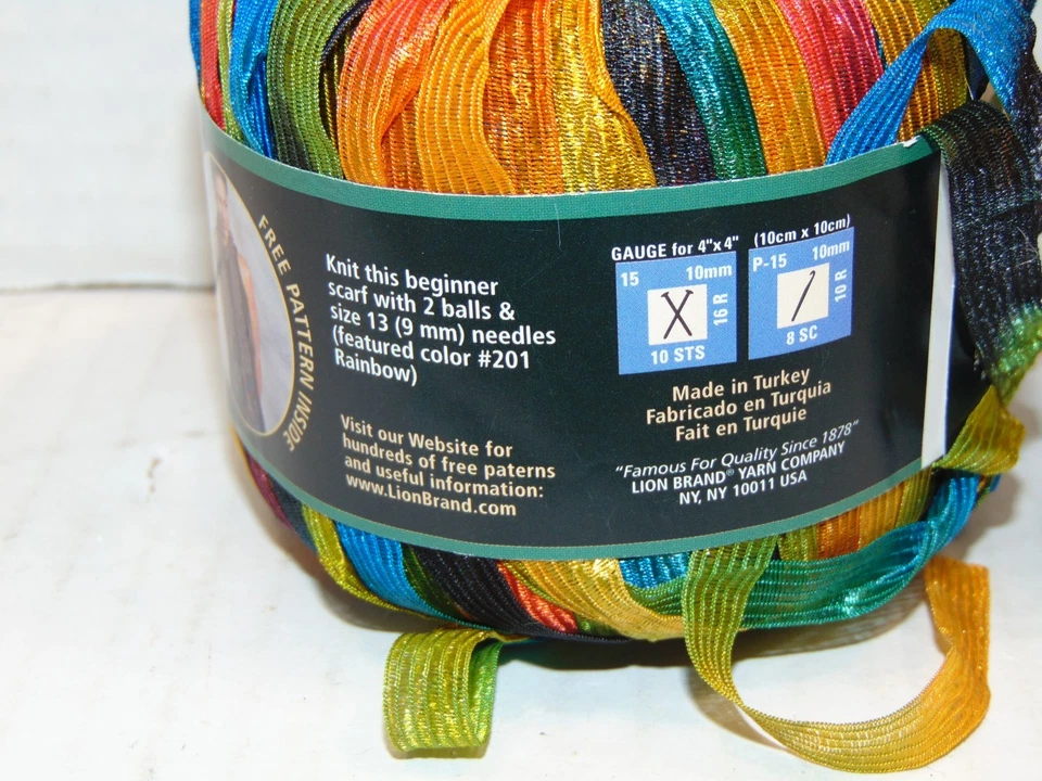 Lote de 2 Increíbles Hilos de Cinta Marca León NYLON Color Luces de Ciudad Foto 2 de 3